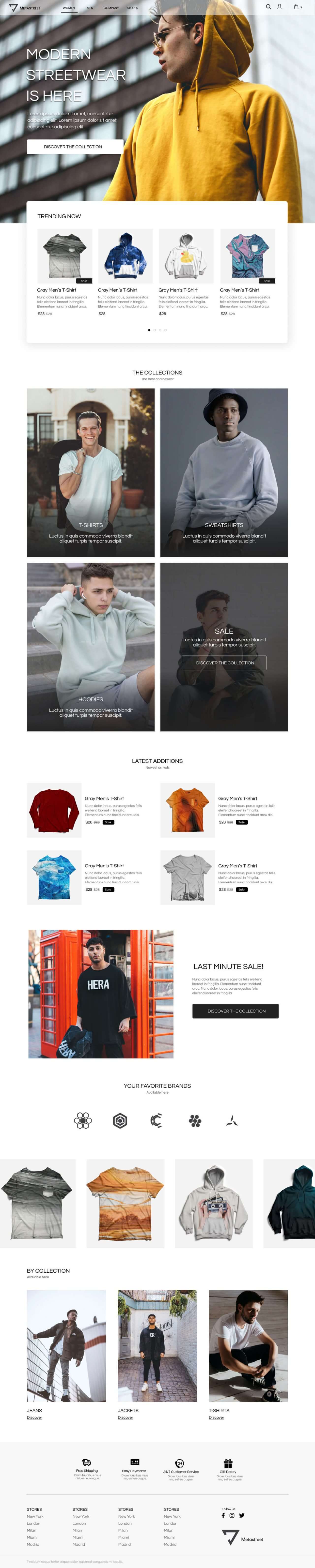 Sitio Web Fashion